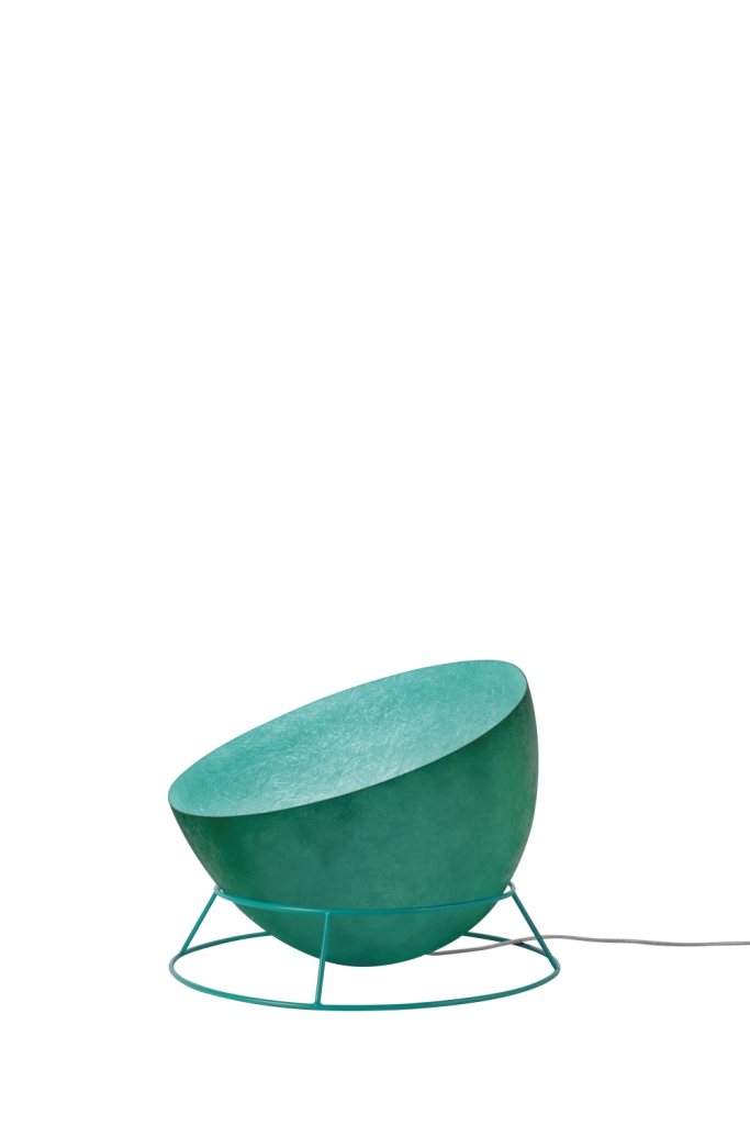 Floor Lamp H2O F Nebulite In-Es Artdesign Collection Luna Color Turquoise Size 27,5 Cm   Diam. 46 Cm